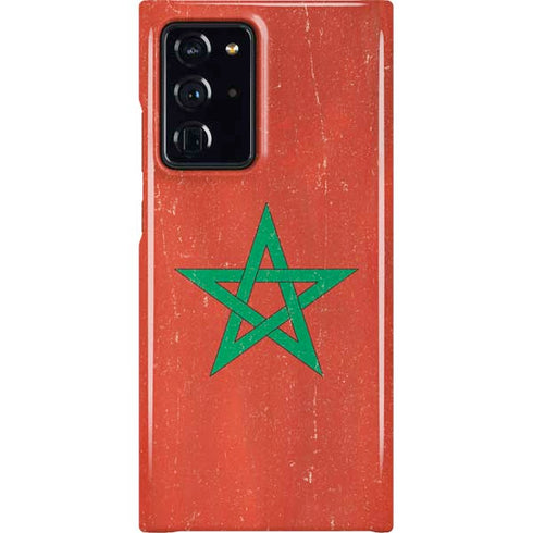Morocco Flag Distressed Galaxy Note20 Ultra 5G Lite Case